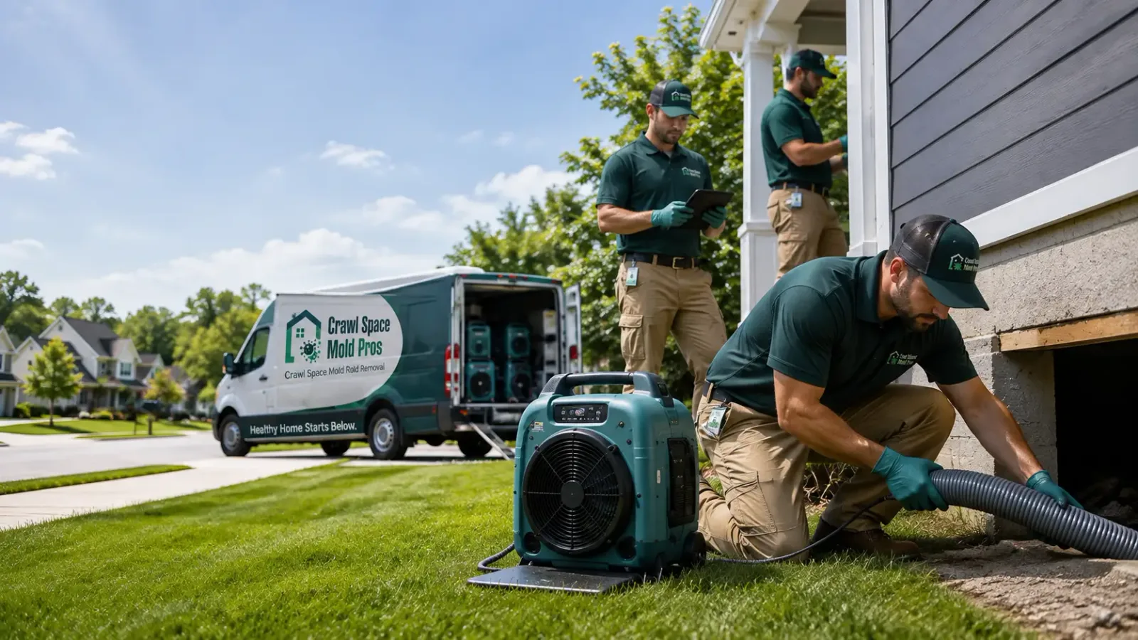 Crawl Space Mold Removal in Lansing, OH